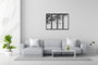 Wallity Tree Accesorio Decorativo de Pared Metálico Negro